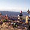 Topping out the Empirical Route on the Rectory, Moab Area. 