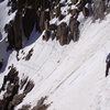 Crossing Broadway en route to the Notch Couloir.  June 2009.