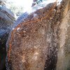 Lip Boulder South East Arete Topo