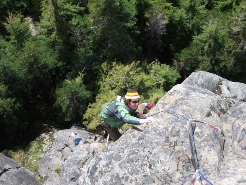 Darrell on p2 of "Right On" at 7 mile rock