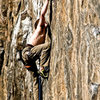 Reachin' for some goodness on the Double Stout's lower face 13a/b at Wall of the '90s.<br>
Photo by Angela Dembik.