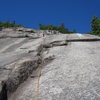 Matt Leading Beginner's Route (5.5R)