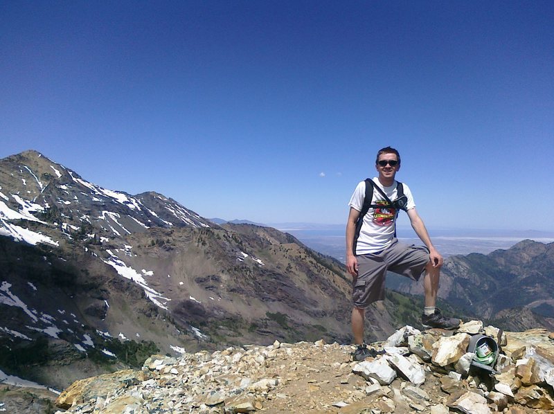 On the top of Sundial Peak (South Summit 10,320ft)