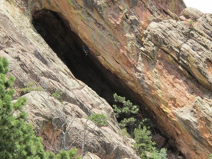 Inside the slot, a good ways up The Inside Passage.