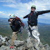 On the summit of Hallet Peak, July 2010.