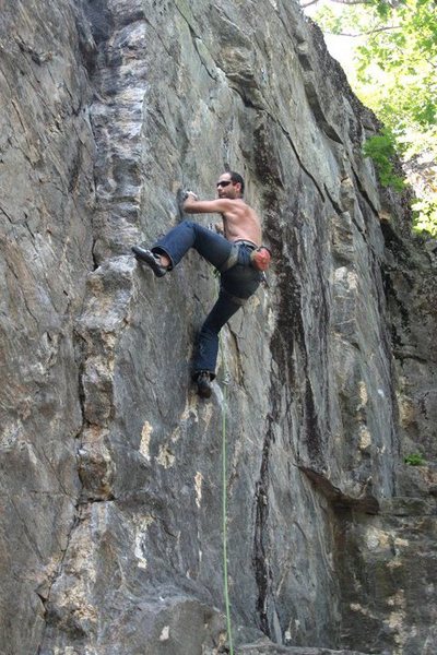 Jakob makes it look easy on a 95 degree day...