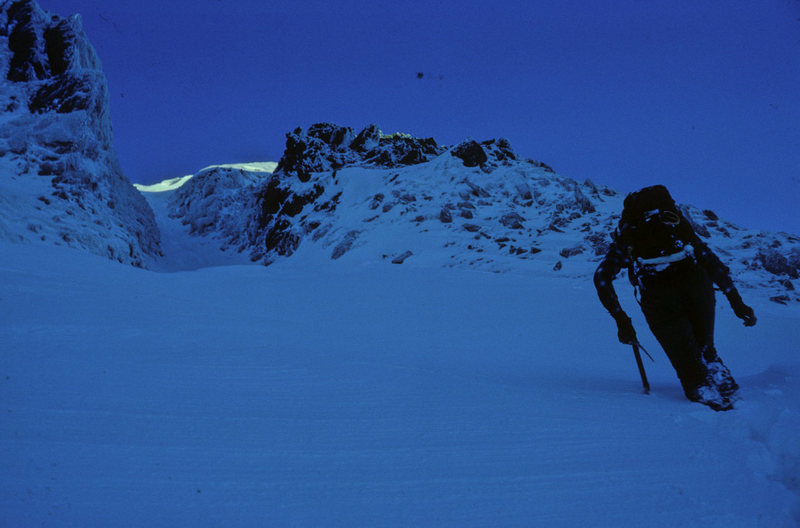 Winter climbing- Ruthwaite Cove- Helvellyn- winter 1978/79