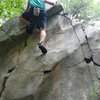 Stewart Korte topping out Moonshine(V3)