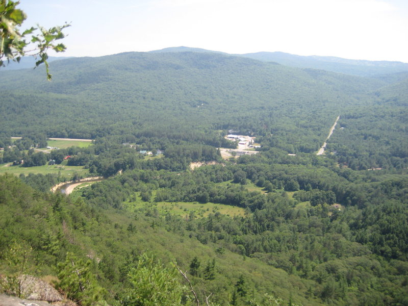 View after just climbing Pine Tree Crack