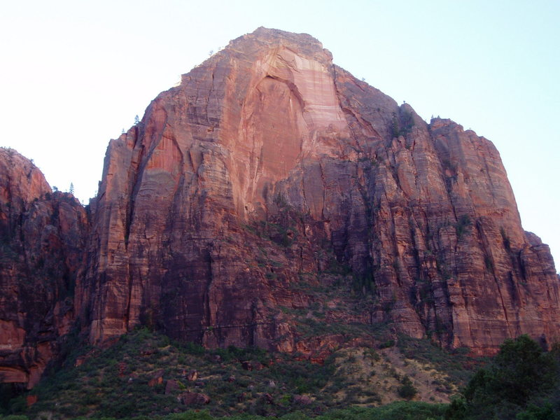 Red Arch Mountain route goes right up the middle and out the Arch