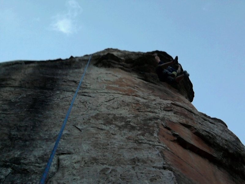 The push over the top of Monkey Hang.