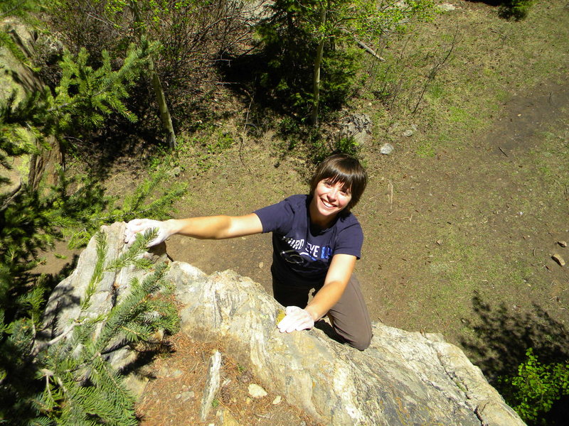 Bouldering at Independence Pass<br>
