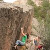 practicing my dynos at Monster's Island. (photo: robert slingsby)