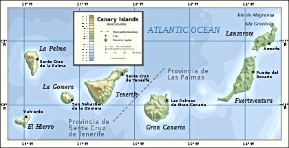 Las Islas de Canarias.