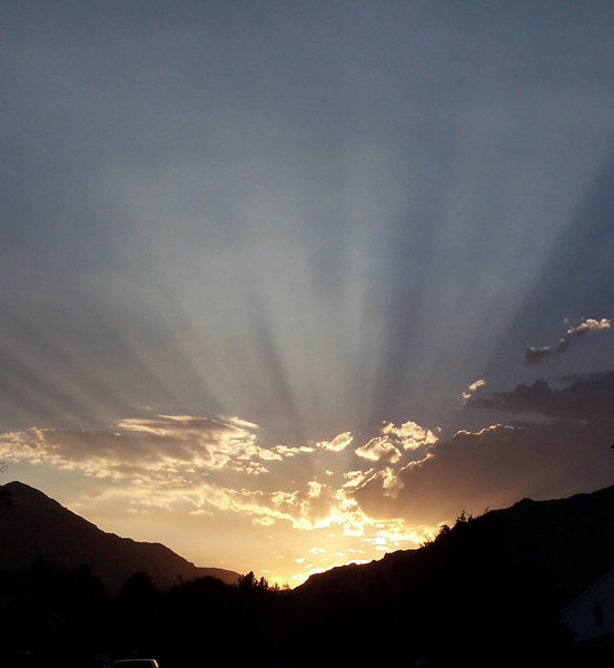 Looking toward Millcreek Canyon,Utah