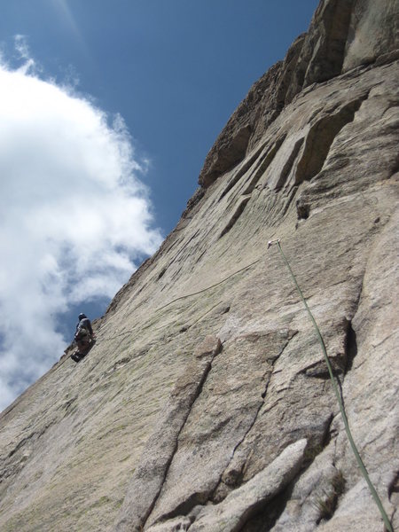 Joe at the second bolt