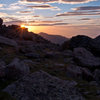 Sunrise from Chasm Lake.