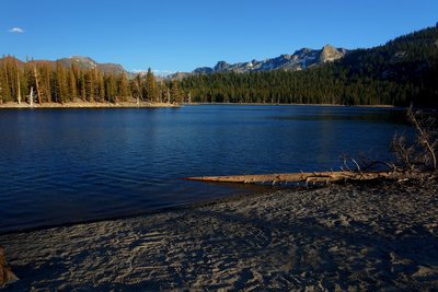 The Mammoth Crest and Crystal Crag at sunset