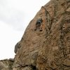 Fire in the Hole (5.10a), Holcomb Valley Pinnacles