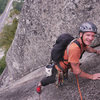 Climbing "Diedre" in Squamish July, 2010. 