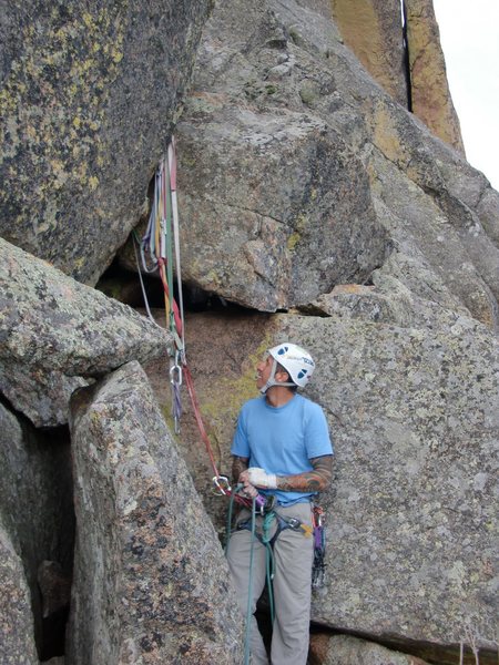 Mike Keegan at pitch 2 anchor.