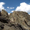 Final ridge to the summit of Symmetry Spire.  Tetons NP.  July 2010.