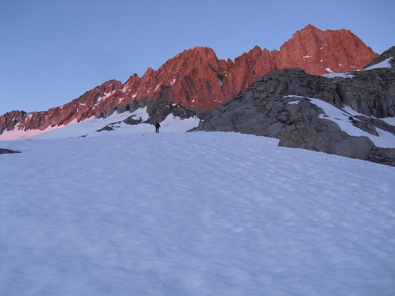 On approach to East Face Middle Palisade