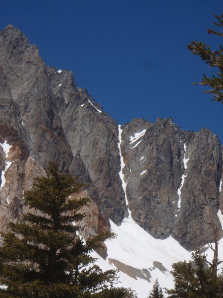 St Jeans Couloir, Split Mtn.