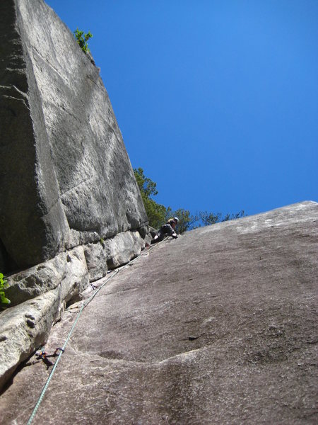 Finally leading on a regular basis...Squamish 2010