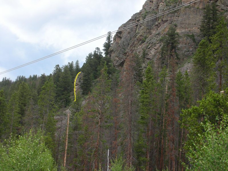 Another view of the Quill from the Montezuma Road.