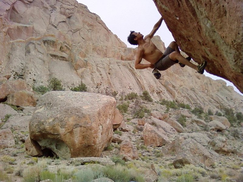 Bouldering, Dine' Land, NM