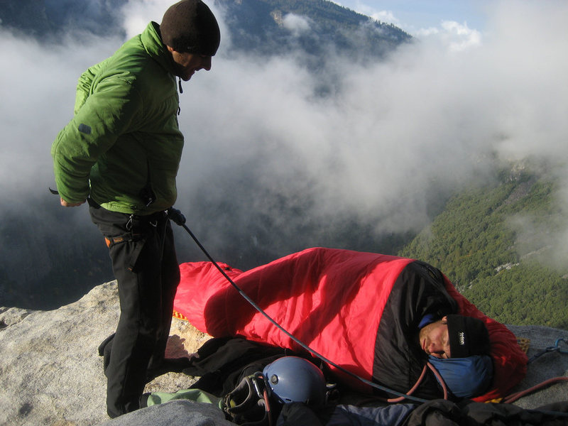 Morning on El Cap Spire - photo: Ian McEleny