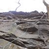 Loose rock and unique sequences make the moves at the logtown quarry Lisbon, Oh. Route Unknown... 