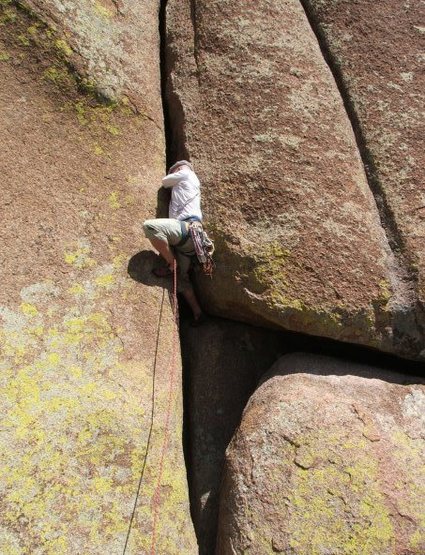 Getting into the meat of the climb.