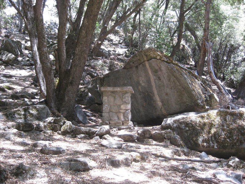 The old altar on Churchbowl's left side.