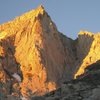 First light on Bear Creek Spire