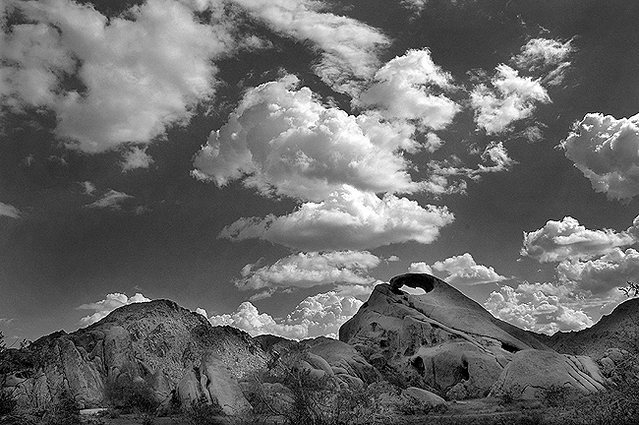 An arch in the desert.<br>
Photo by Blitzo.