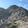 The West Buttress. The route starts on the grass at the base. 