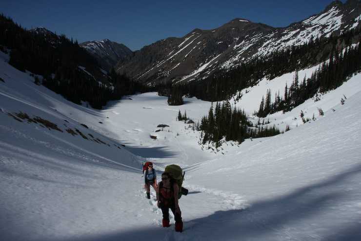 Approach to Mt. Deception in the Olympics.