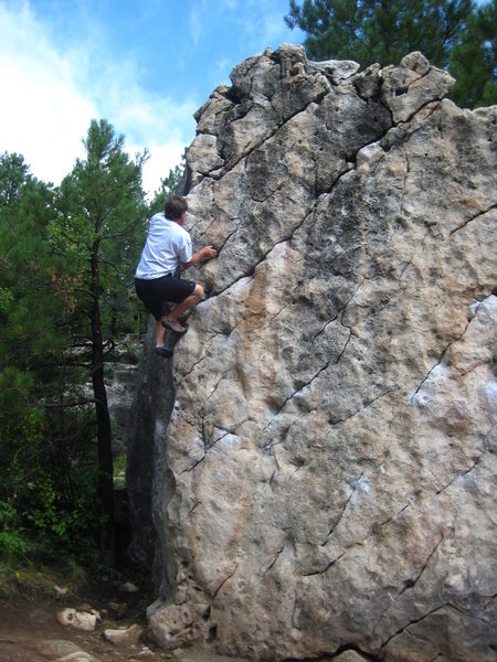 Left Side Triangle boulder.