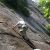 Climbing at Johns Rock