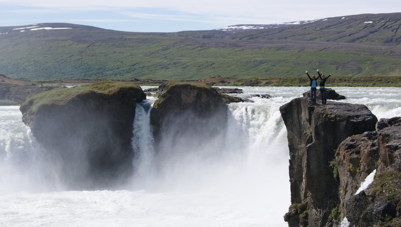 Godafoss in Northern Iceland<br>
One of the many many waterfalls to enjoy...