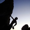 Sunset bouldering sesh. Mount Woodson