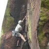 Dan placing gear in the upper section.