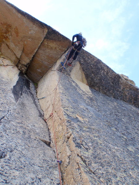 Turning the lip.  Quite airy and a lot of fun.