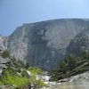 Half Dome view from approach 