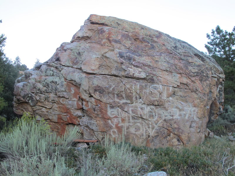 Aggro Crag Boulder (South Face)