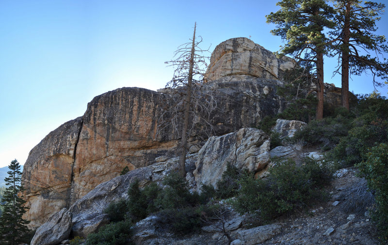 The east face of Rock of Ages