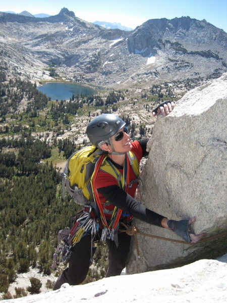 Joan Bertini on the Southwest Buttress