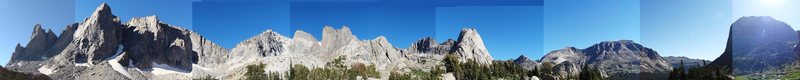 My pan of the area from my campsite in the Cirque